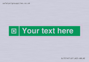 Custom sign safe condition Shipboard general alarm